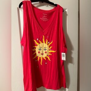 Torrid 5X tank top with sun picture